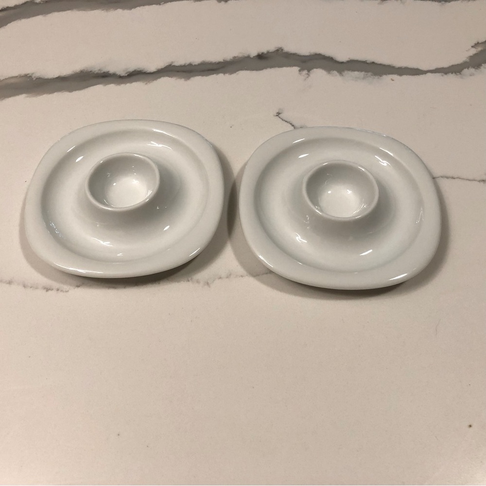 Rosenthal Studio Line White Lotus Single Egg cup Holder (2)